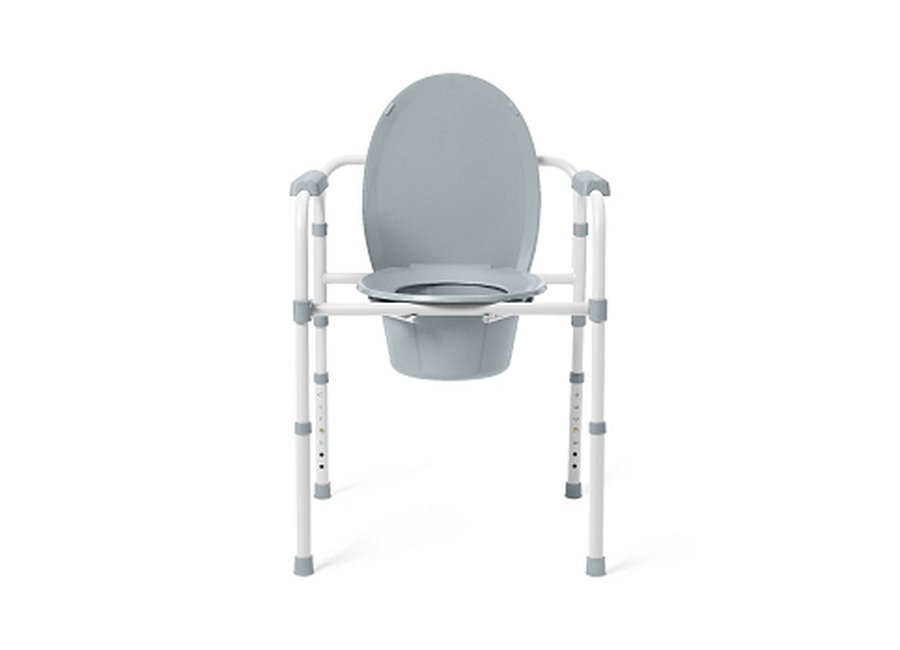 Bariatric folding commode
