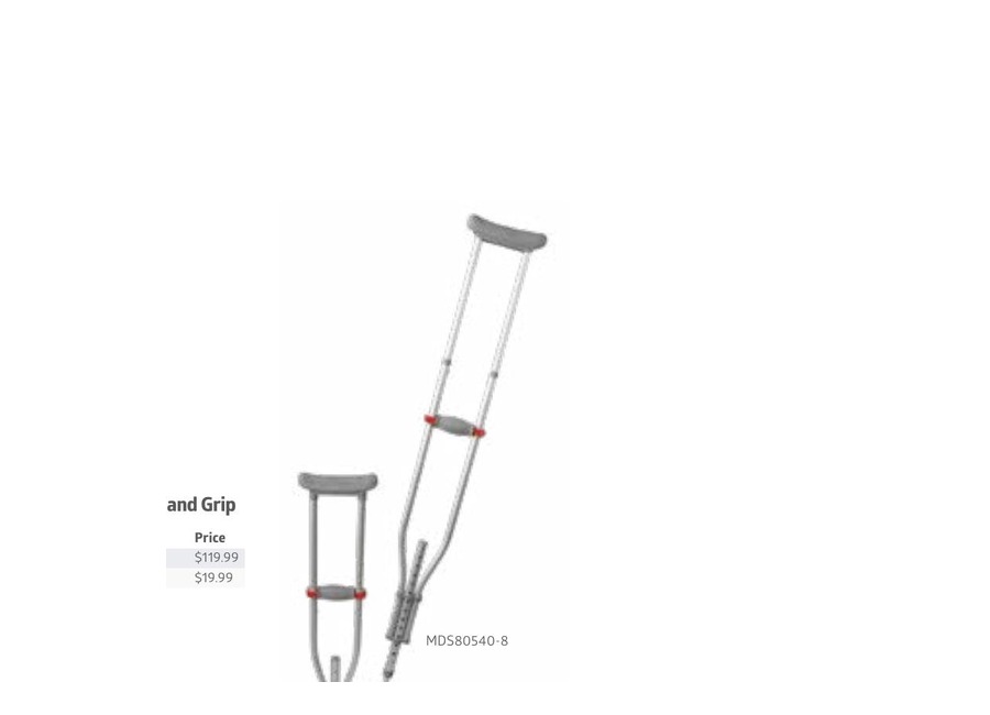 Quick-Fit aluminum crutches