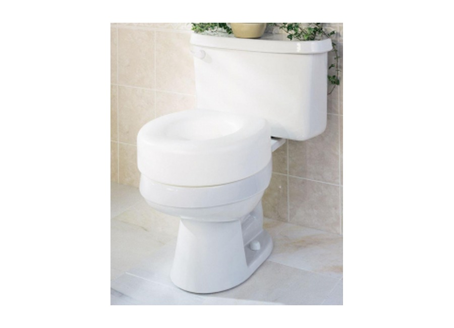 Raised toilet seat
