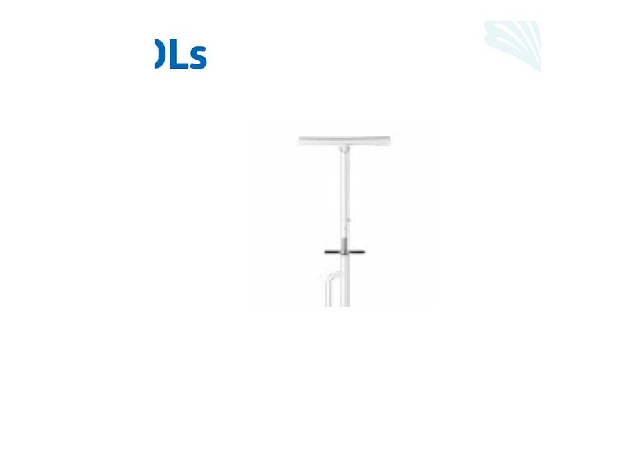 Security pole with handle